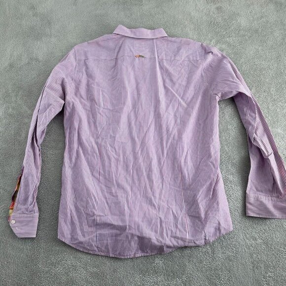 Boss Orange Mens Striped Button-Down Long Sleeve Shirt 1769 - Picture 2 of 8